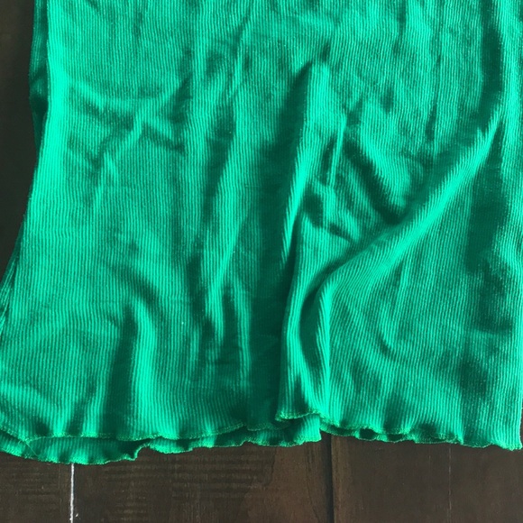 Pulp kitchen green ribbed long tank size S/M - Picture 6 of 6